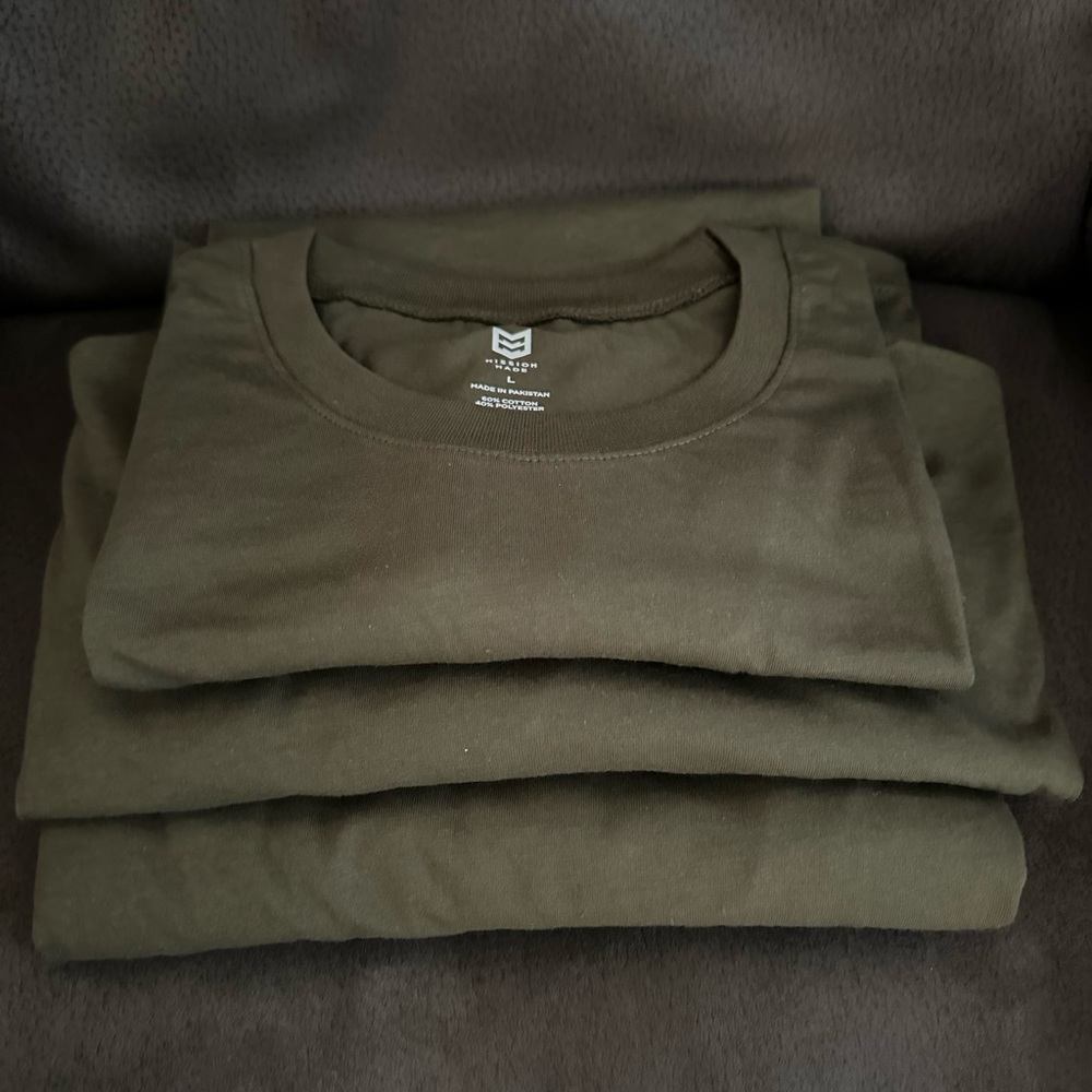 NWT Military green men’s tshirt - pack of 3